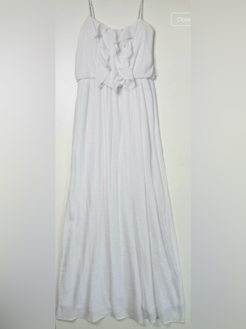 White Flowing Maxi Skirt - Lightweight Summer Style